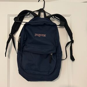 JanSport Navy Backpack – Classic Everyday Pack